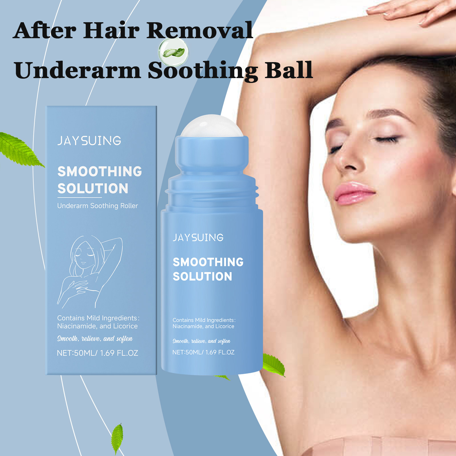 Ingrown Hair Serum - Ascelle dopo il rasatura Rullo lenitivo