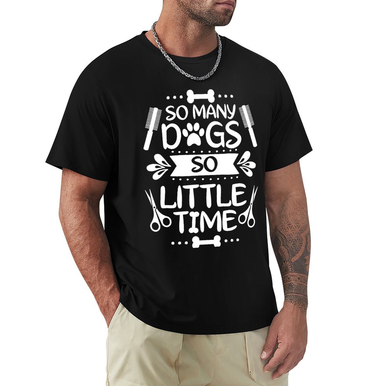 Men'S Grooming Gift Ideas - T-shirt per Toelettatore di Cani, Idea