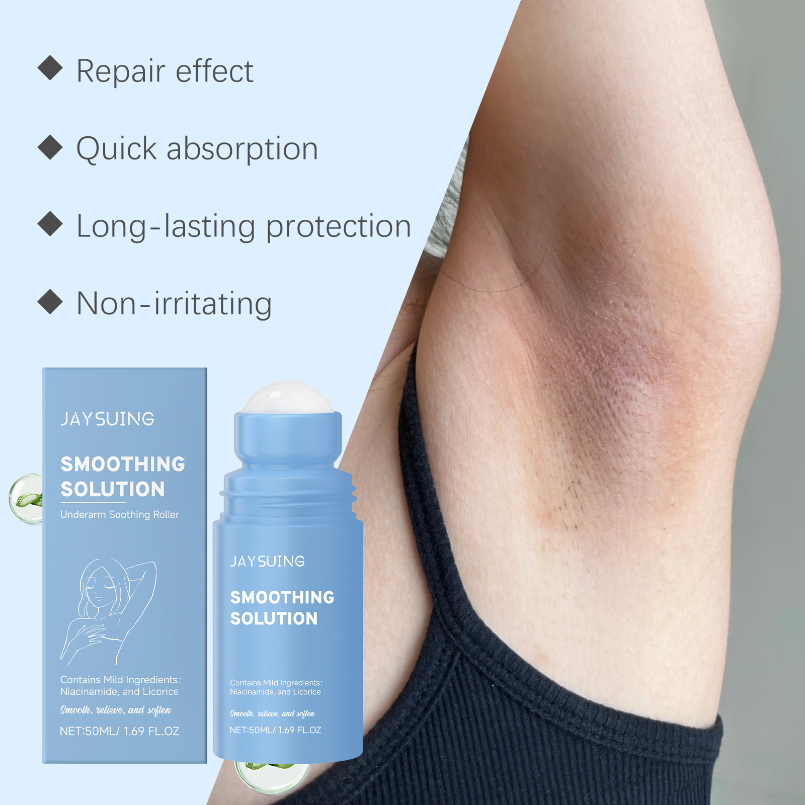Ascelle dopo il rasatura Rullo - Ingrown Hair Serum recensione e prezzo