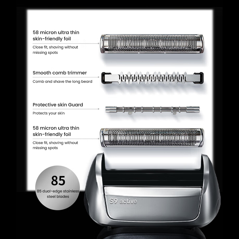 Braun S9 Active 9023s Rasoio e - Men'S Grooming Uk recensione e prezzo
